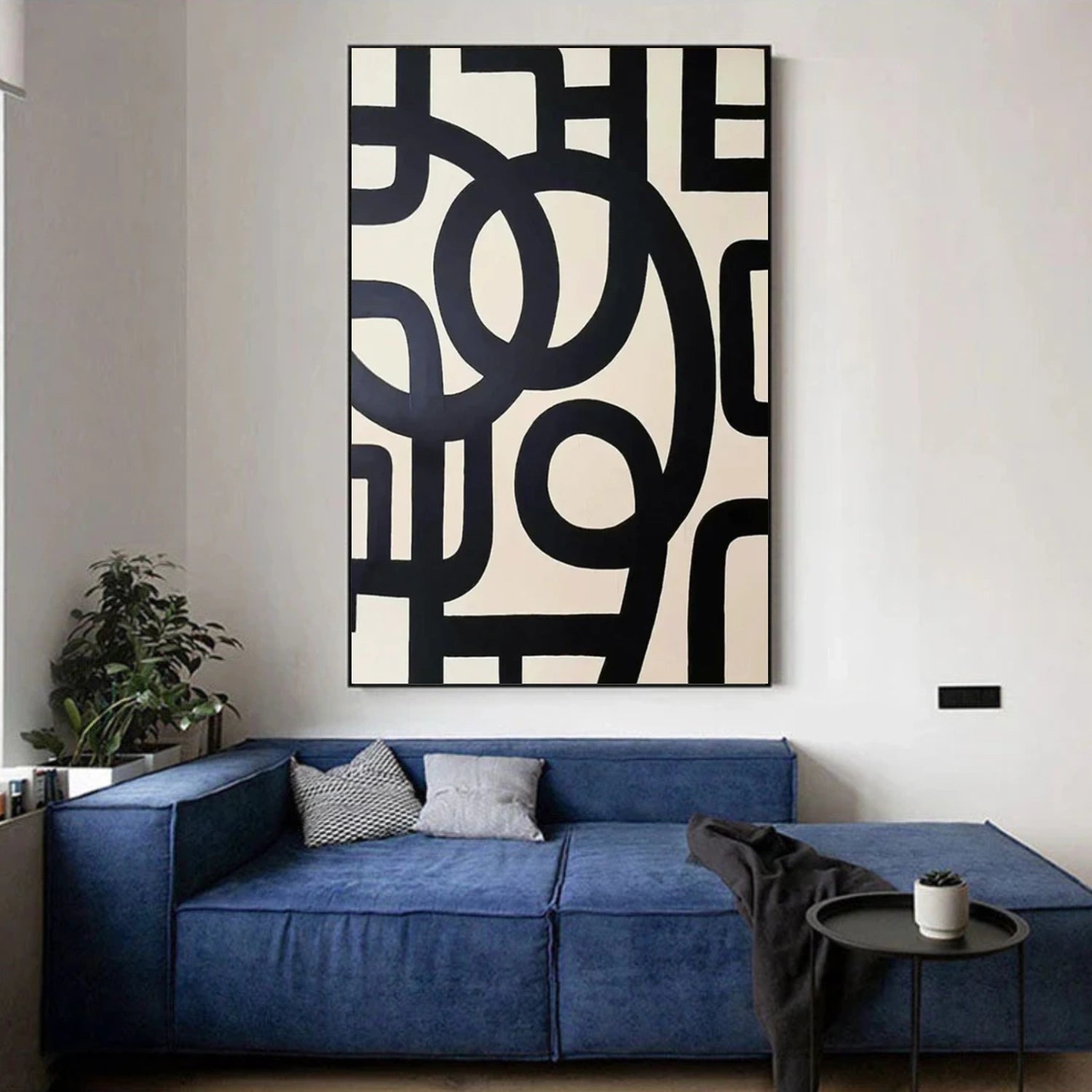 Black and White Minimalist Wall Art #MT135