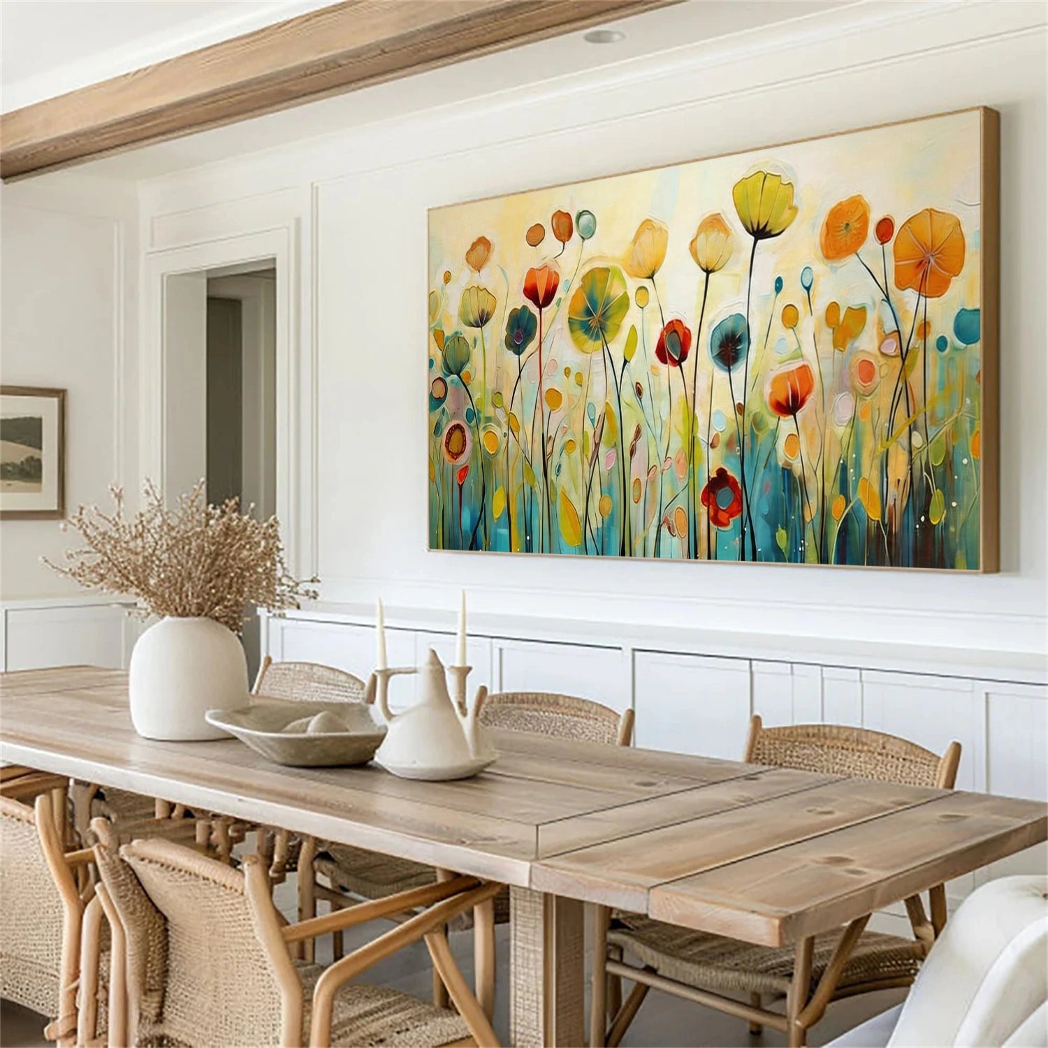 Flower & Tree Abstract Wall Art #SF059
