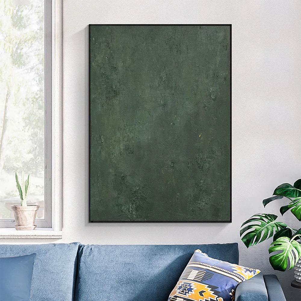 Green Abstract Wall Art  #AT069
