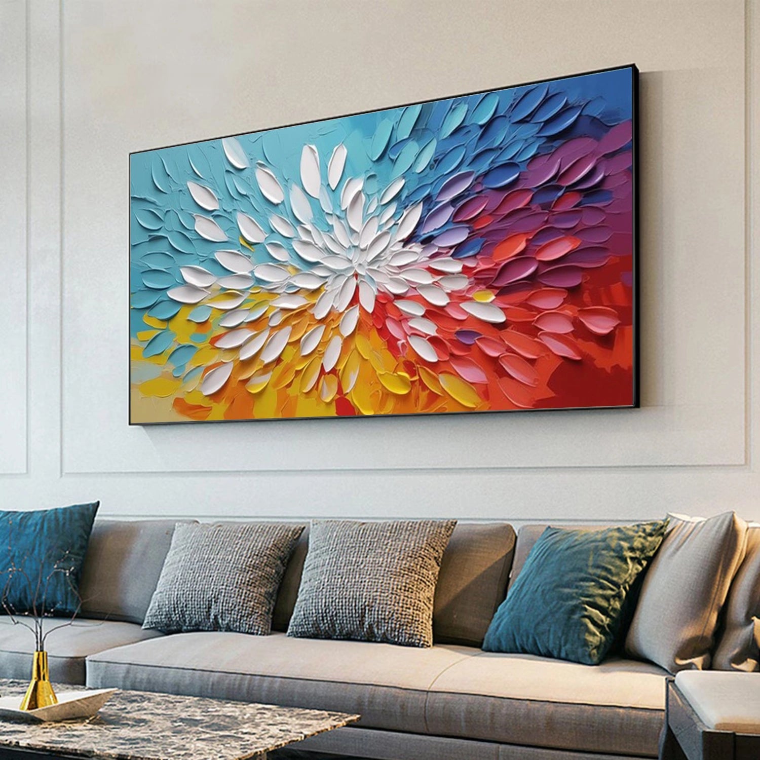 Abstract Textured Wall Art #AT136