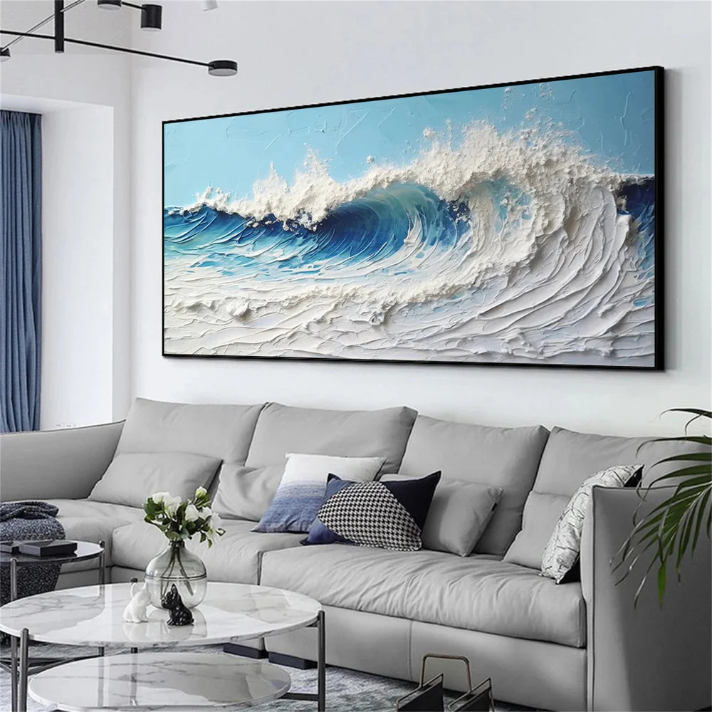 Ocean & Sky Textured Wall Art # MO046