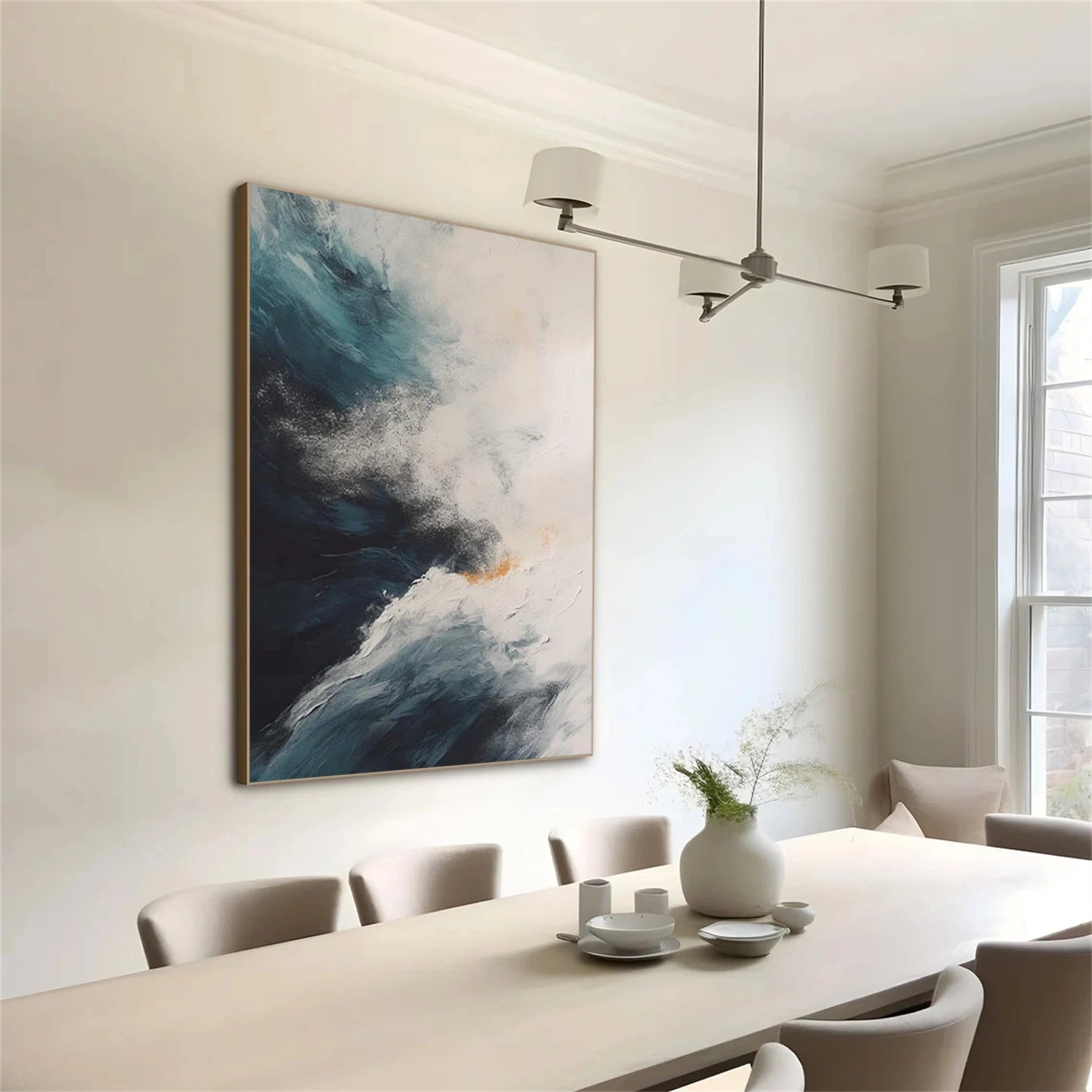 Ocean & Sky Abstract Wall Art #MO105