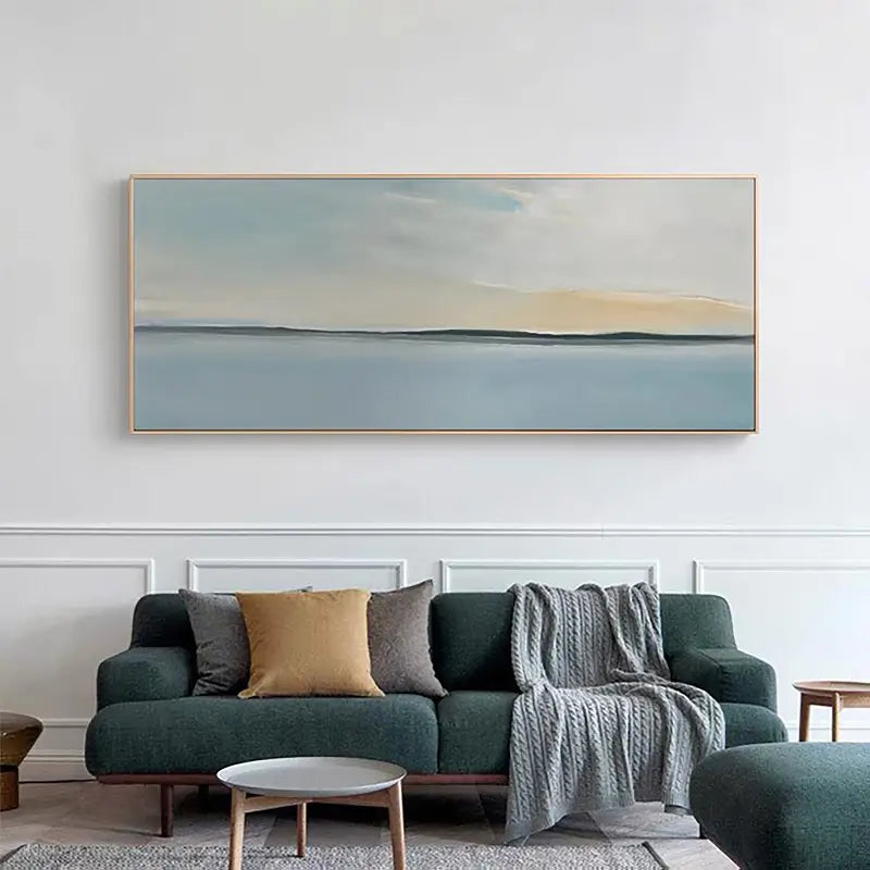 Ocean & Sky Abstract Wall Art #MO053