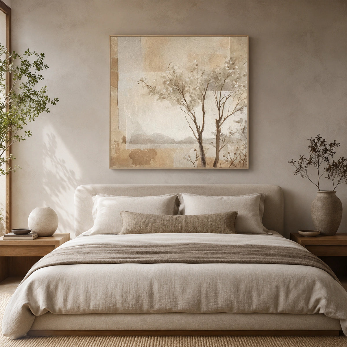 Flower & Tree Abstract Wall Art #SF069