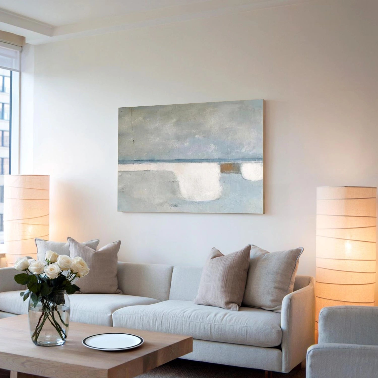 Wabi Sabi Abstract Wall Art #WT074