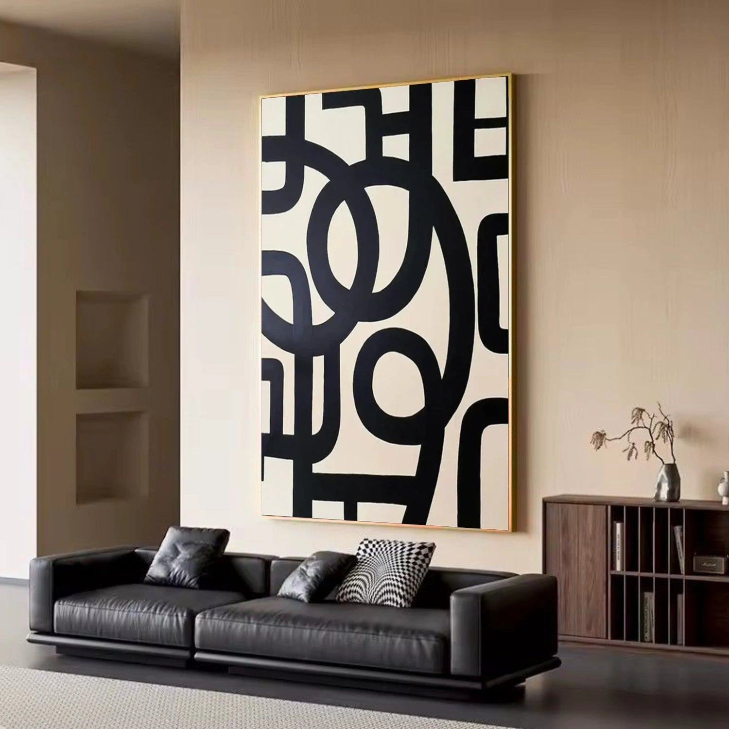 Black and White Minimalist Wall Art #MT135