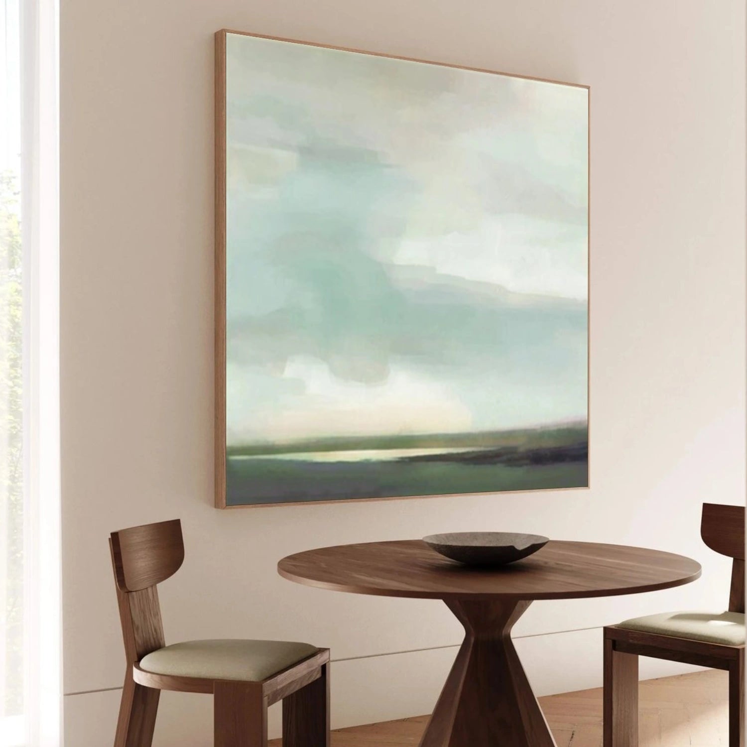 Green Abstract Wall Art #AT130