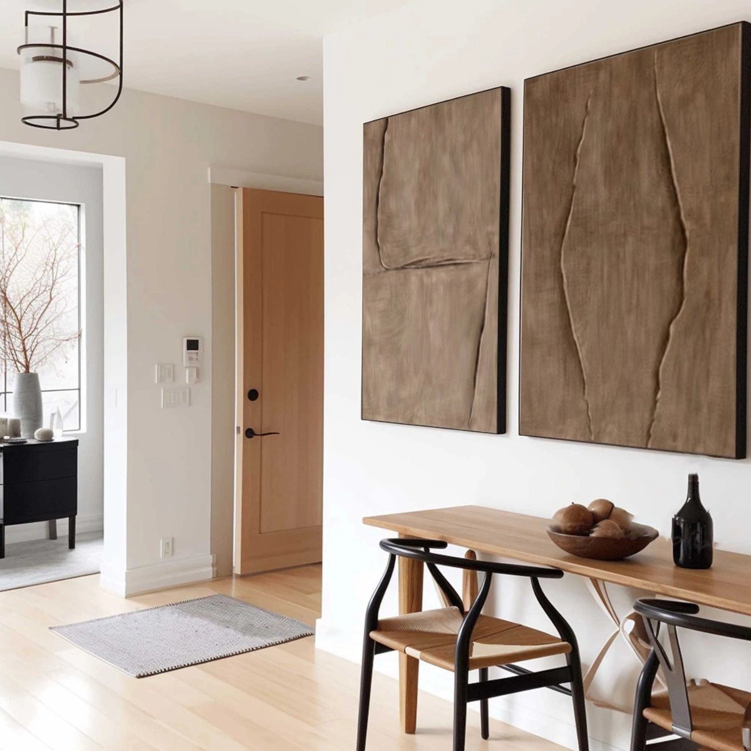 Minimalist Textured Wall Art Set of 2 #MT147