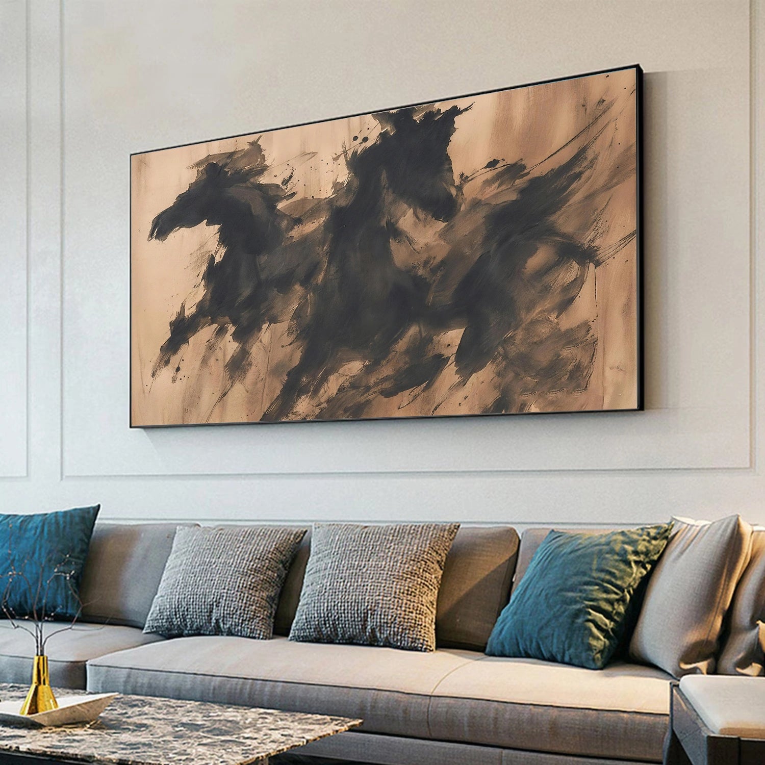 Abstract Horse Animal Wall Art #DL048