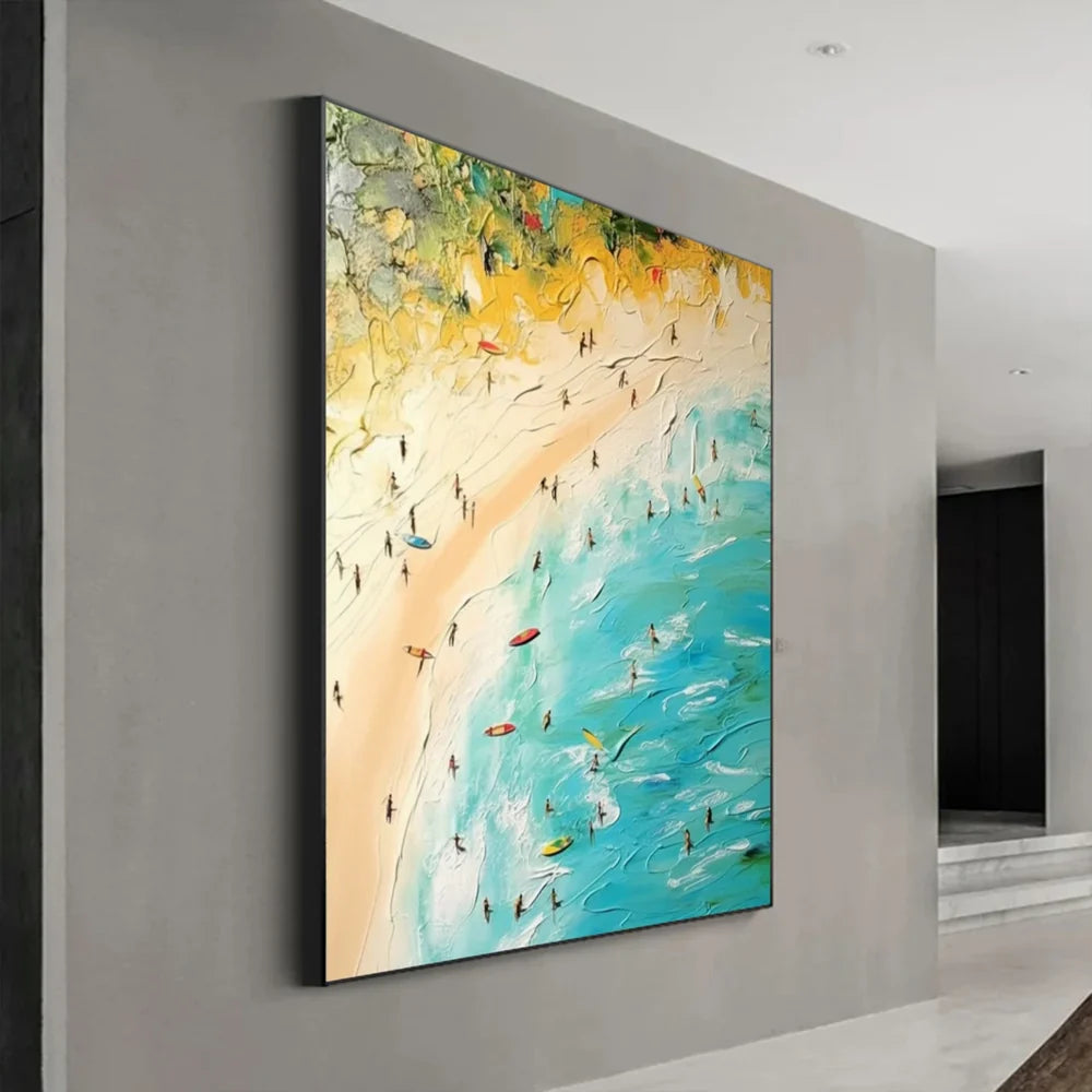 Ocean & Sky Abstract Wall Art #MO019