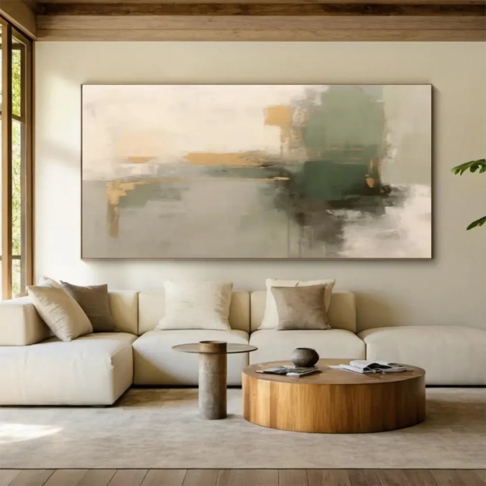 Green Abstract Wall Art  #AT127