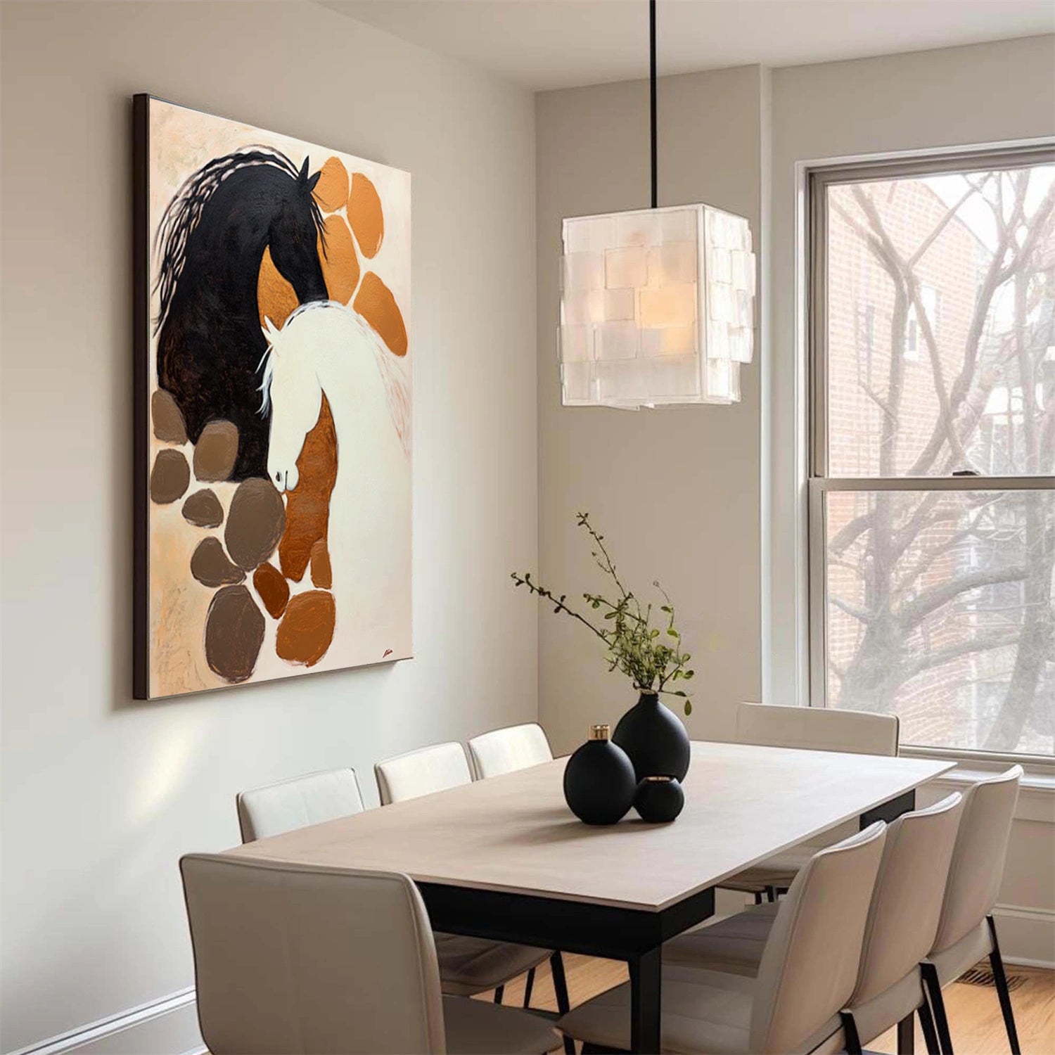 Abstract Horse Animal Wall Art #DL056