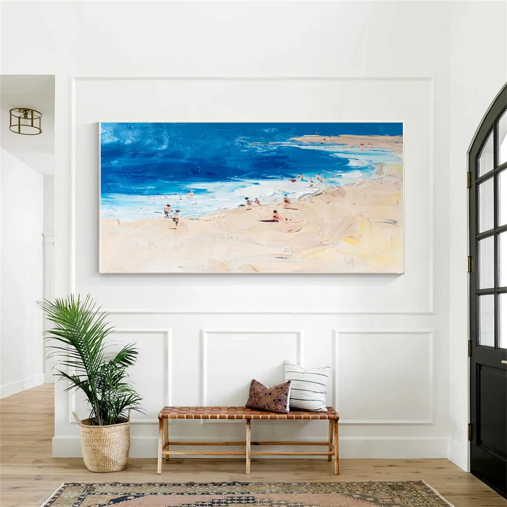 Ocean & Sky Abstract Wall Art #MO057