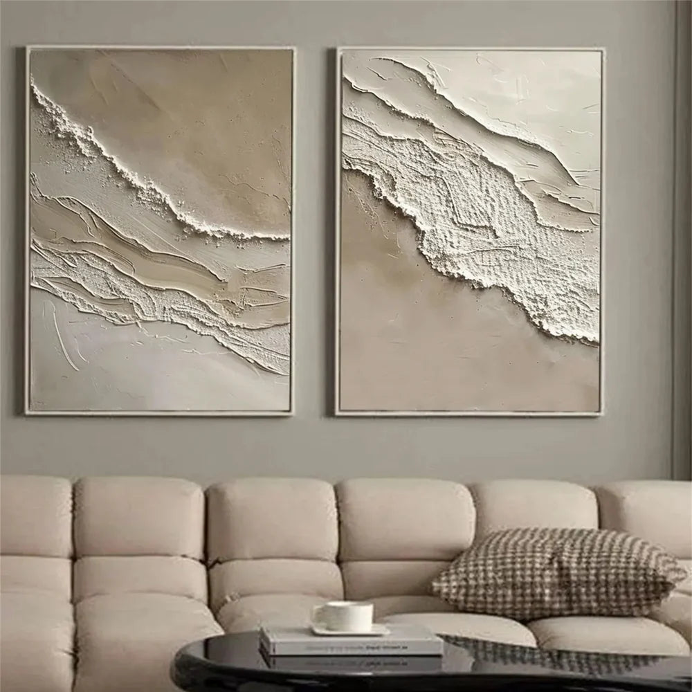 Ocean & Sky Textured Wall Art Set of 2 #MO040