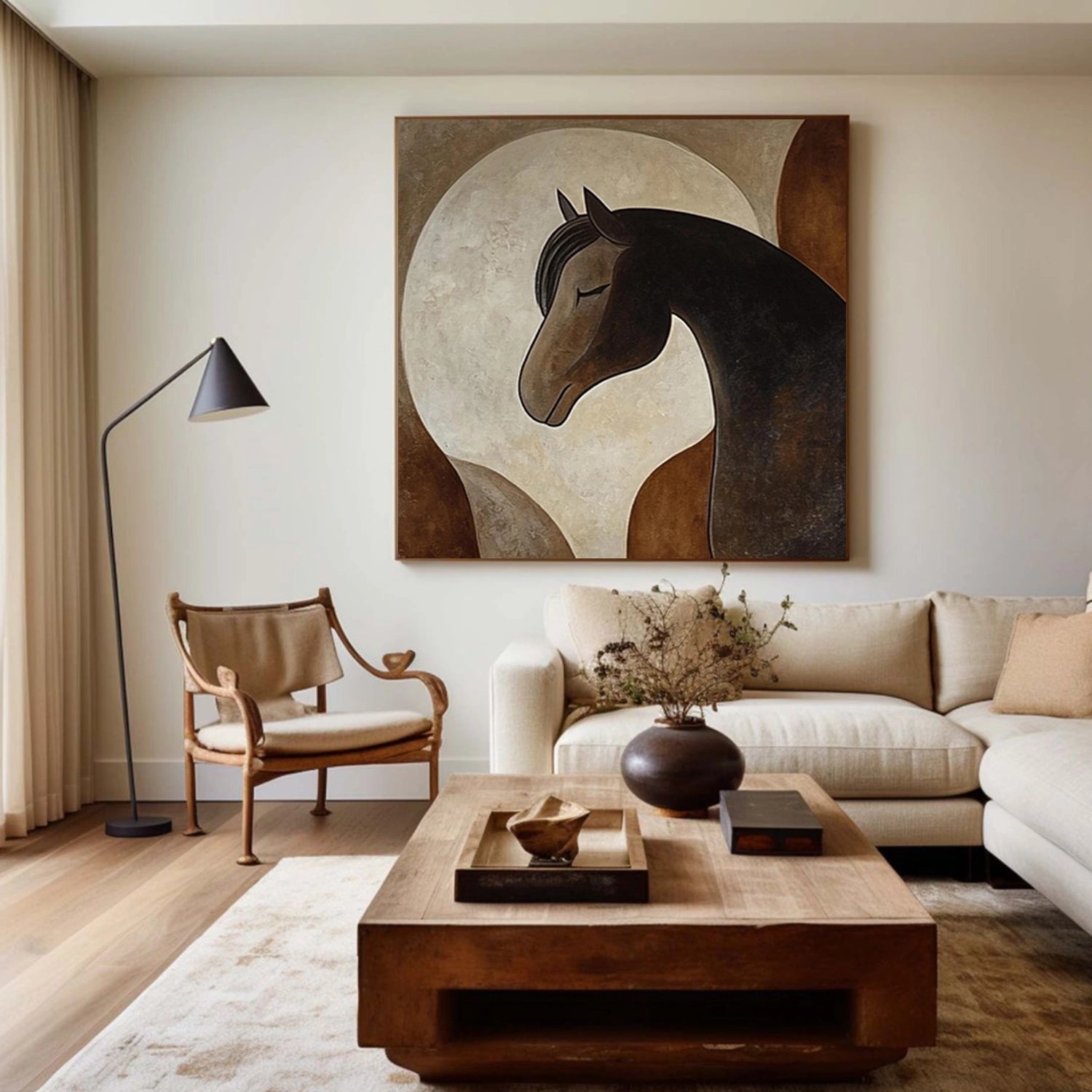 Abstract Horse Animal Wall Art #DL065