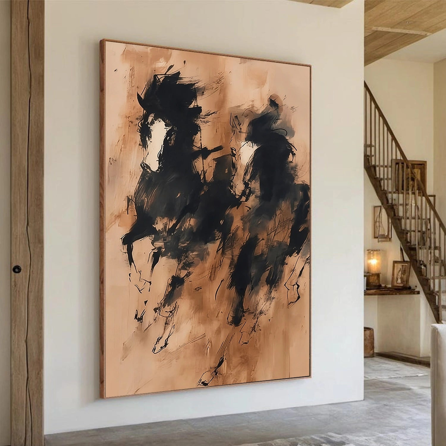 Abstract Horse Animal Wall Art #DL044