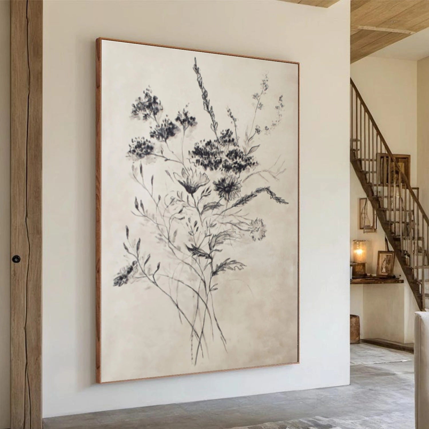 Flower & Tree Abstract Wall Art #SF055