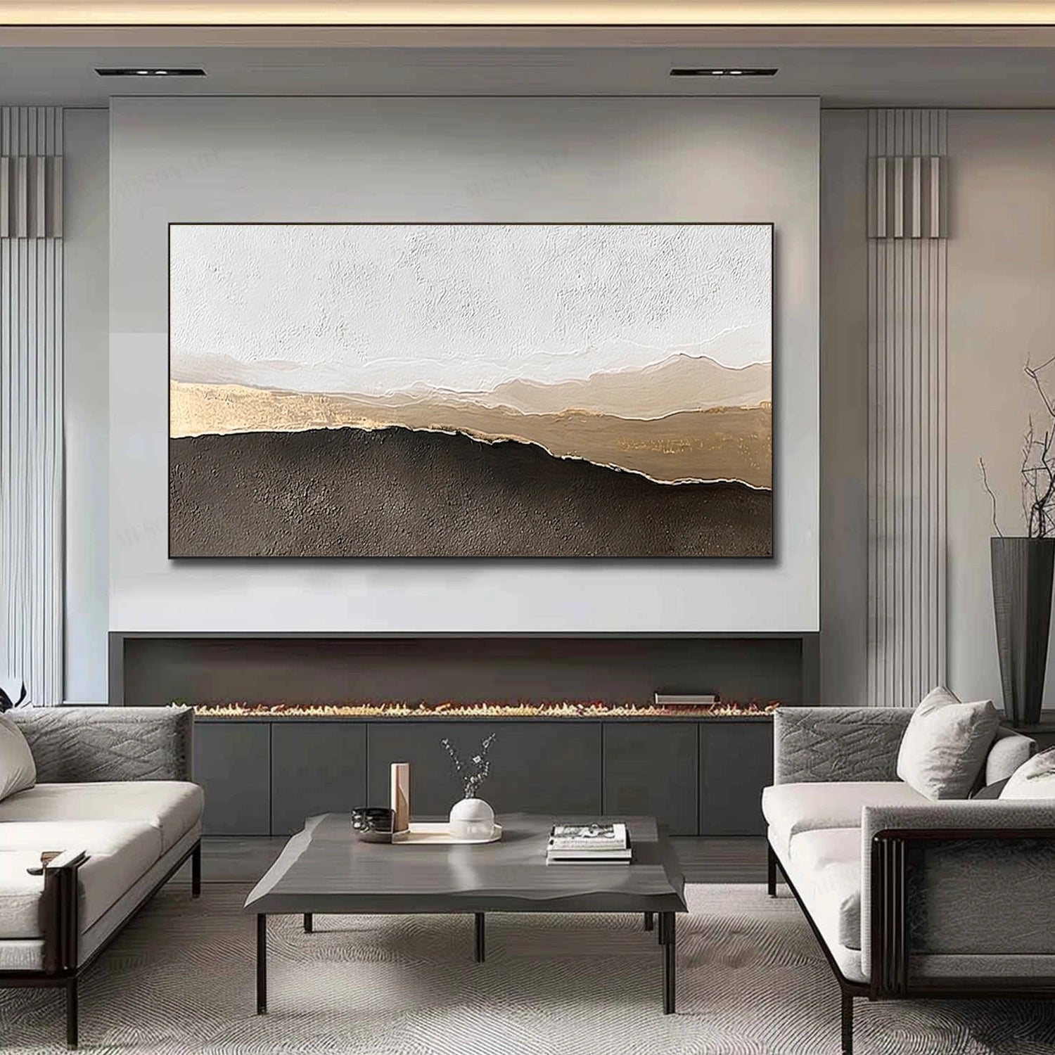Minimalist Textured Wall Art #MT153