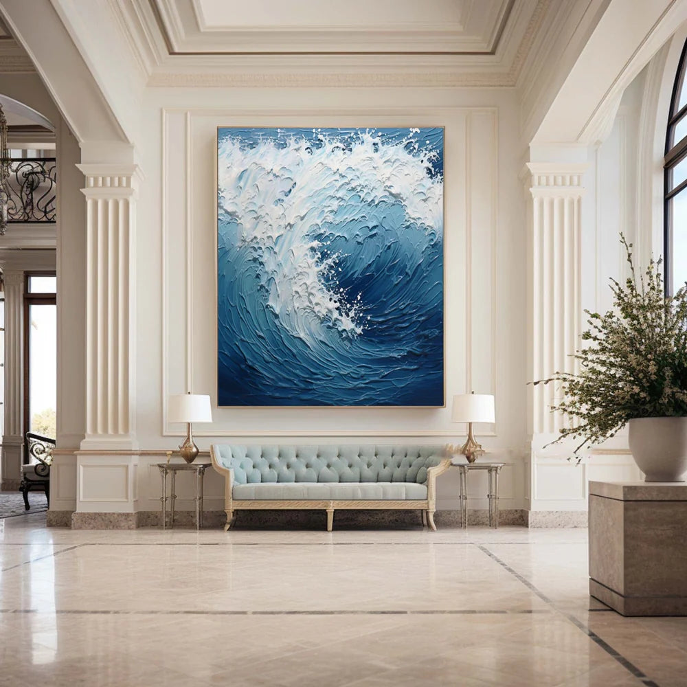Ocean & Sky Textured Wall Art # MO048