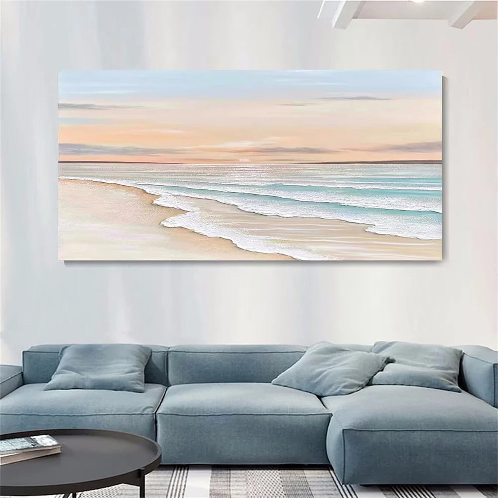 Ocean & Sky Textured Wall Art # MO009