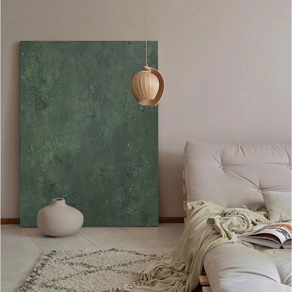 Green Abstract Wall Art  #AT069