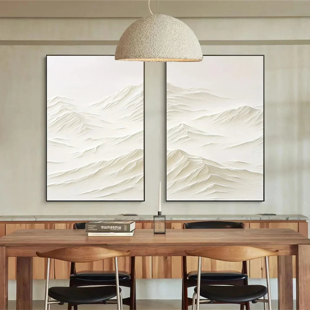 Mountain Textured Wall Art Set of 2 #MS008