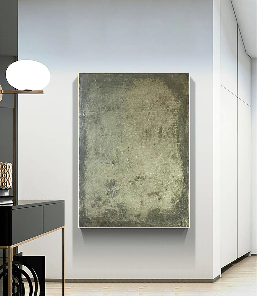 Green Abstract Wall Art  #AT064