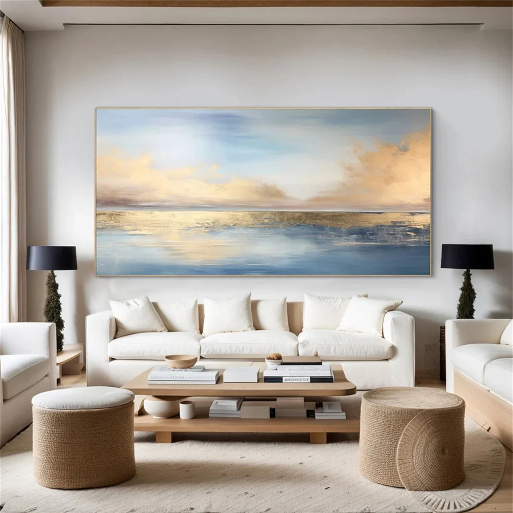 Ocean & Sky Abstract Wall Art # MO018