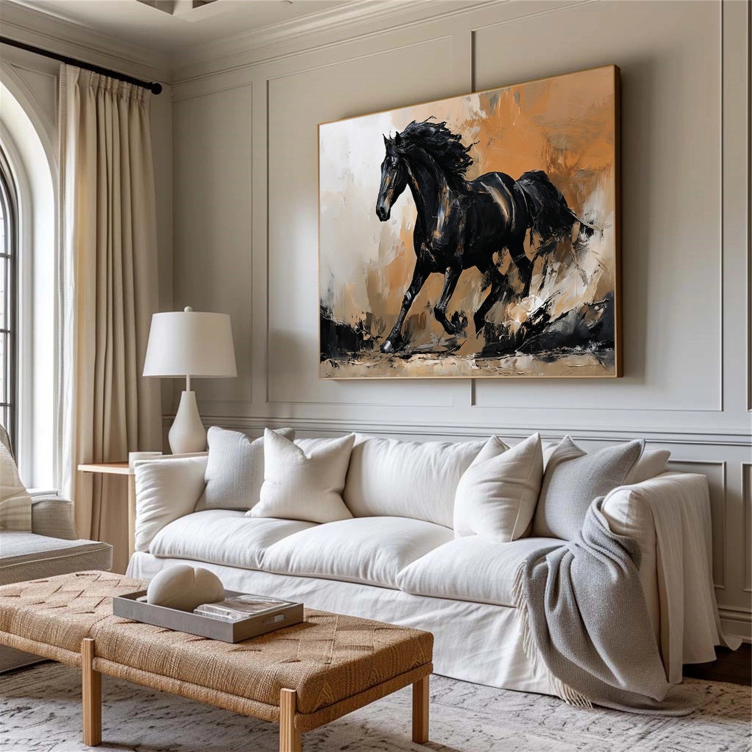 Abstract Horse Animal Wall Art #DL064