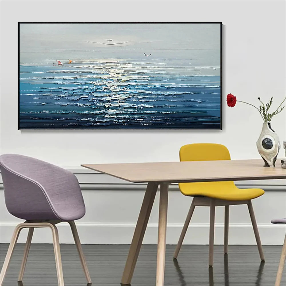 Ocean & Sky Textured Wall Art # MO044