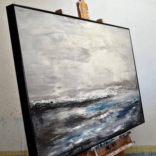 Ocean & Sky Abstract Wall Art # MO024