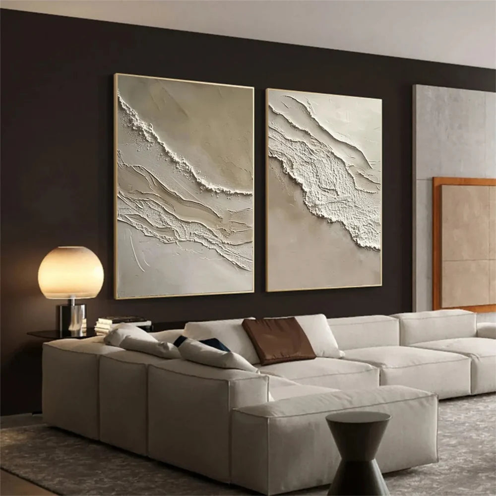 Ocean & Sky Textured Wall Art Set of 2 #MO040