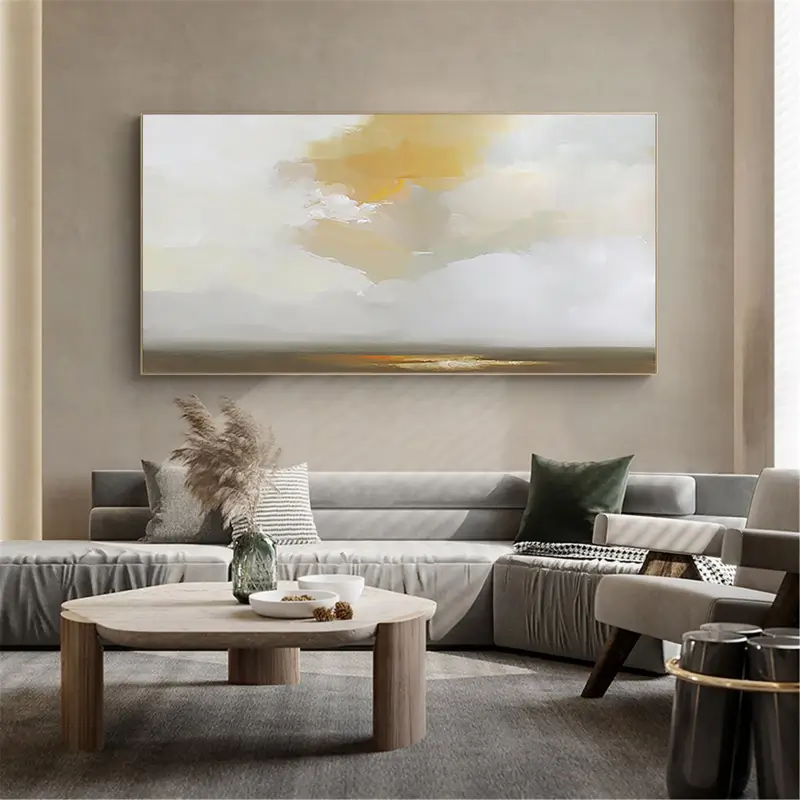 Ocean & Sky Abstract Wall Art #MO071