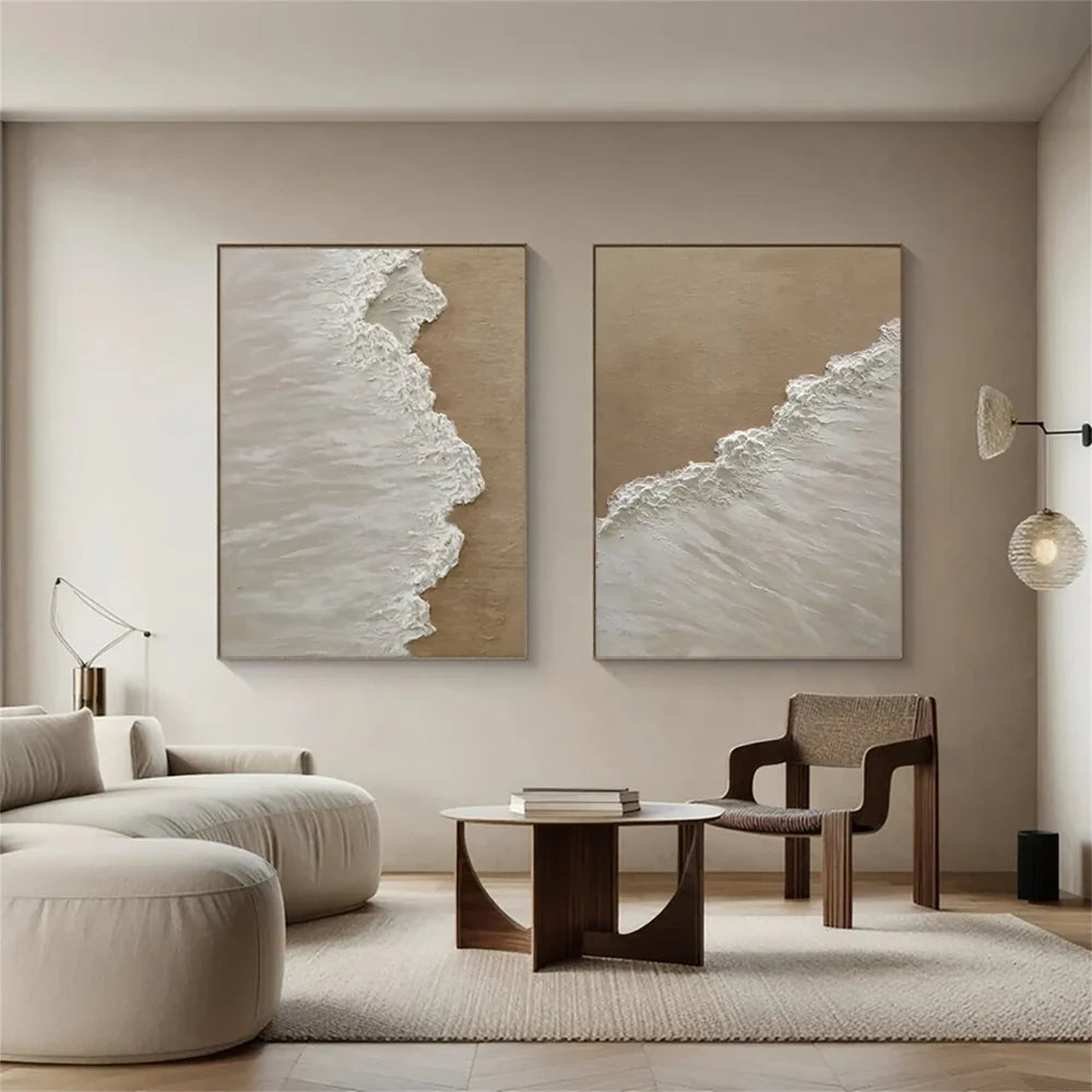 Ocean & Sky Textured Wall Art Set of 2 #MO004