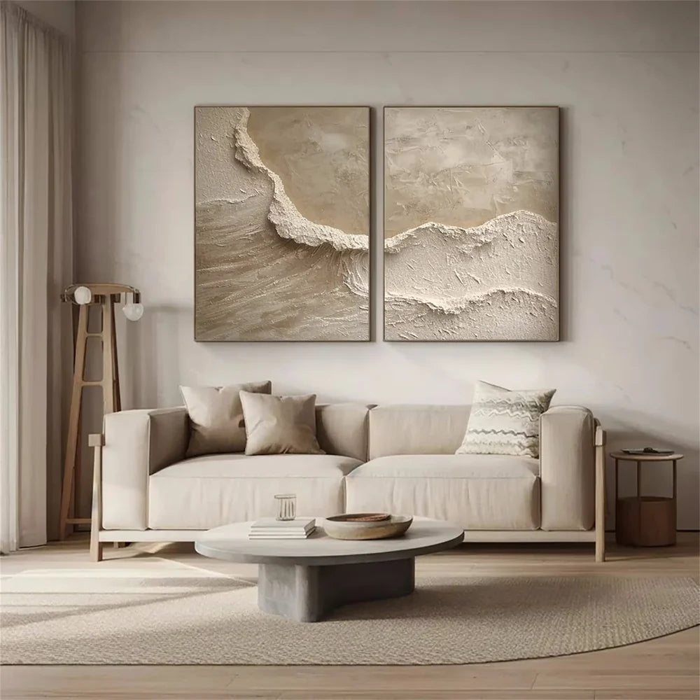Ocean & Sky Textured Wall Art Set of 2 #MO010