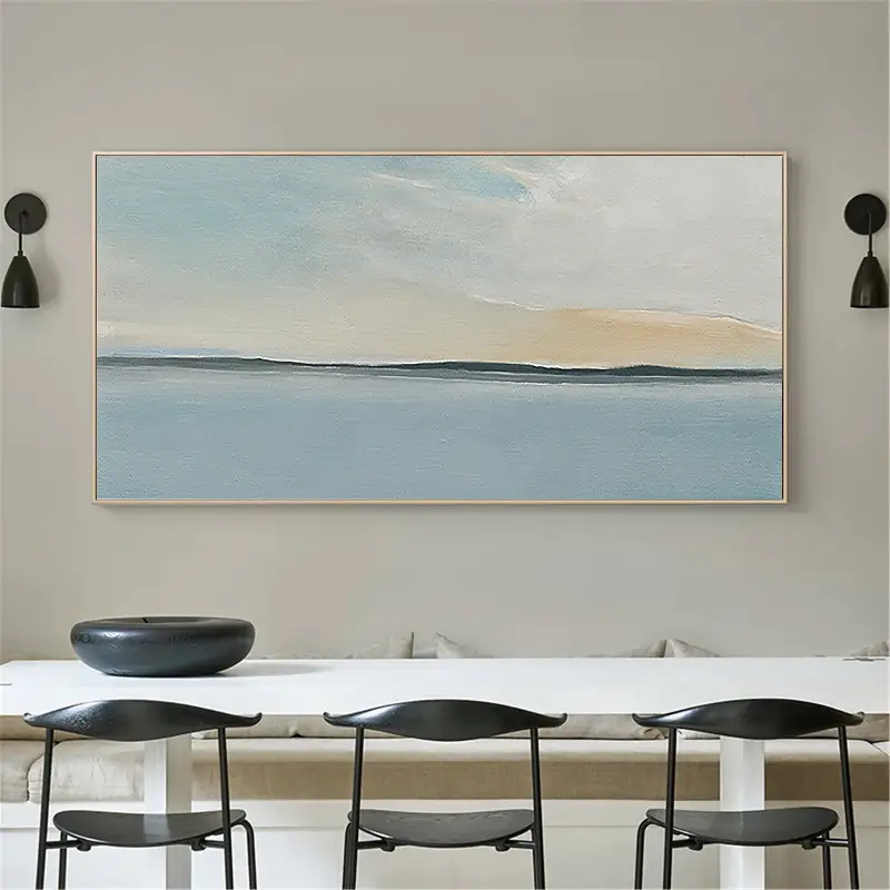 Ocean & Sky Abstract Wall Art #MO053