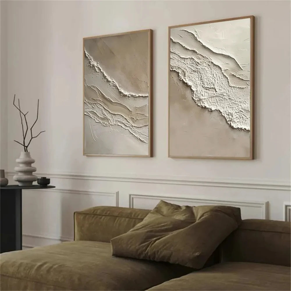 Ocean & Sky Textured Wall Art Set of 2 #MO040