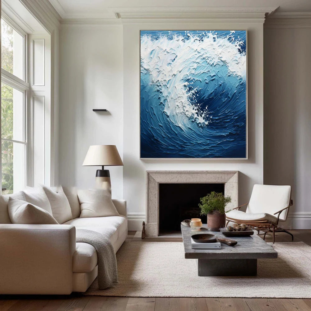 Ocean & Sky Textured Wall Art # MO048