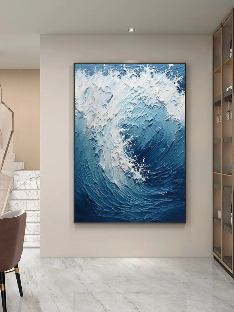 Ocean & Sky Textured Wall Art # MO048