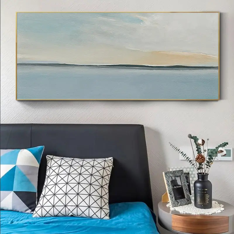 Ocean & Sky Abstract Wall Art #MO053