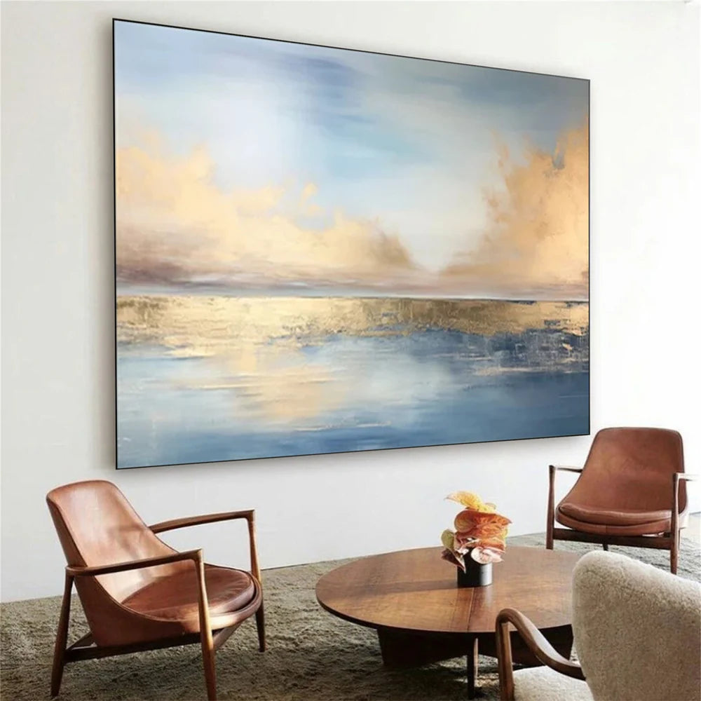 Ocean & Sky Abstract Wall Art # MO018