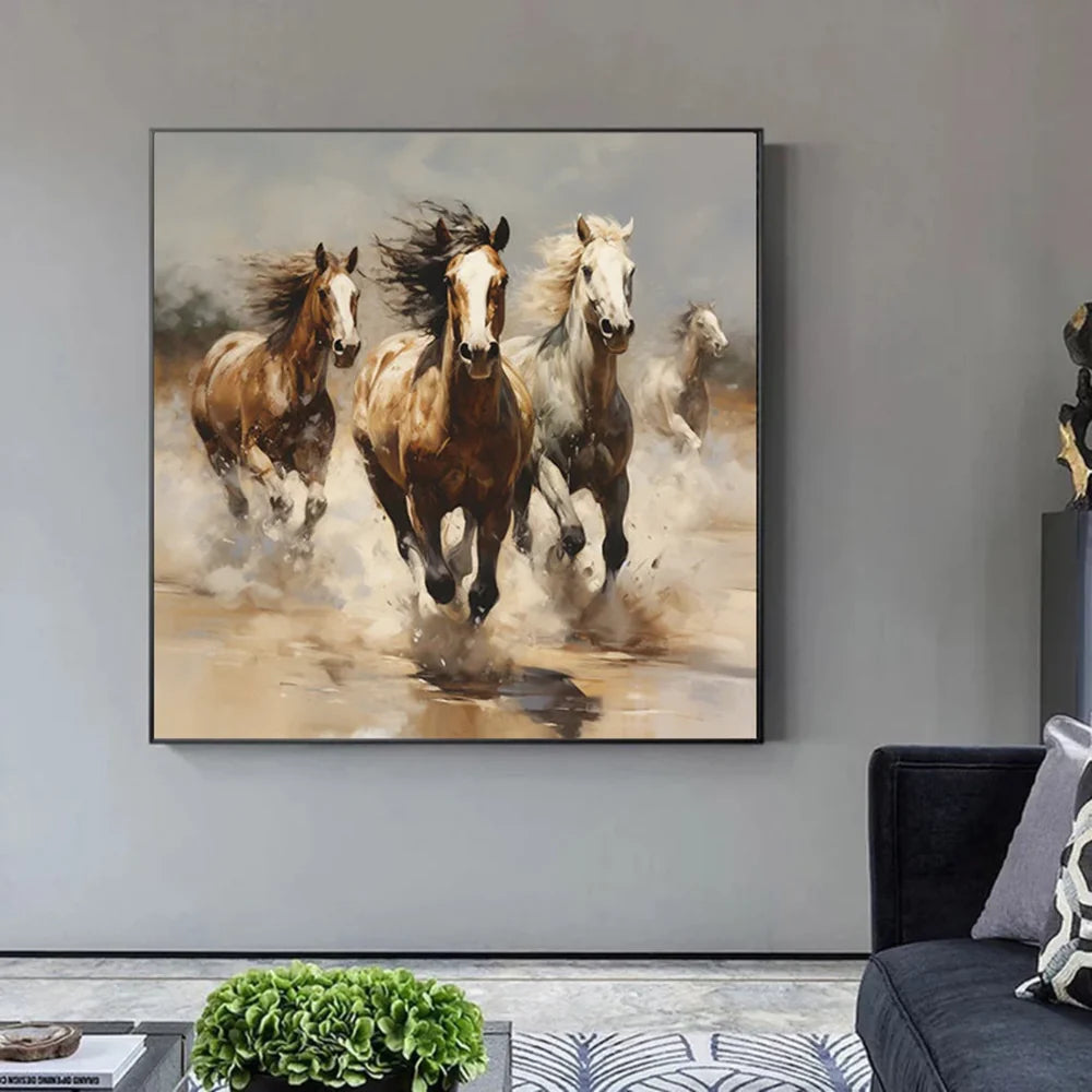 Abstract Horse Animal Wall Art #DL022
