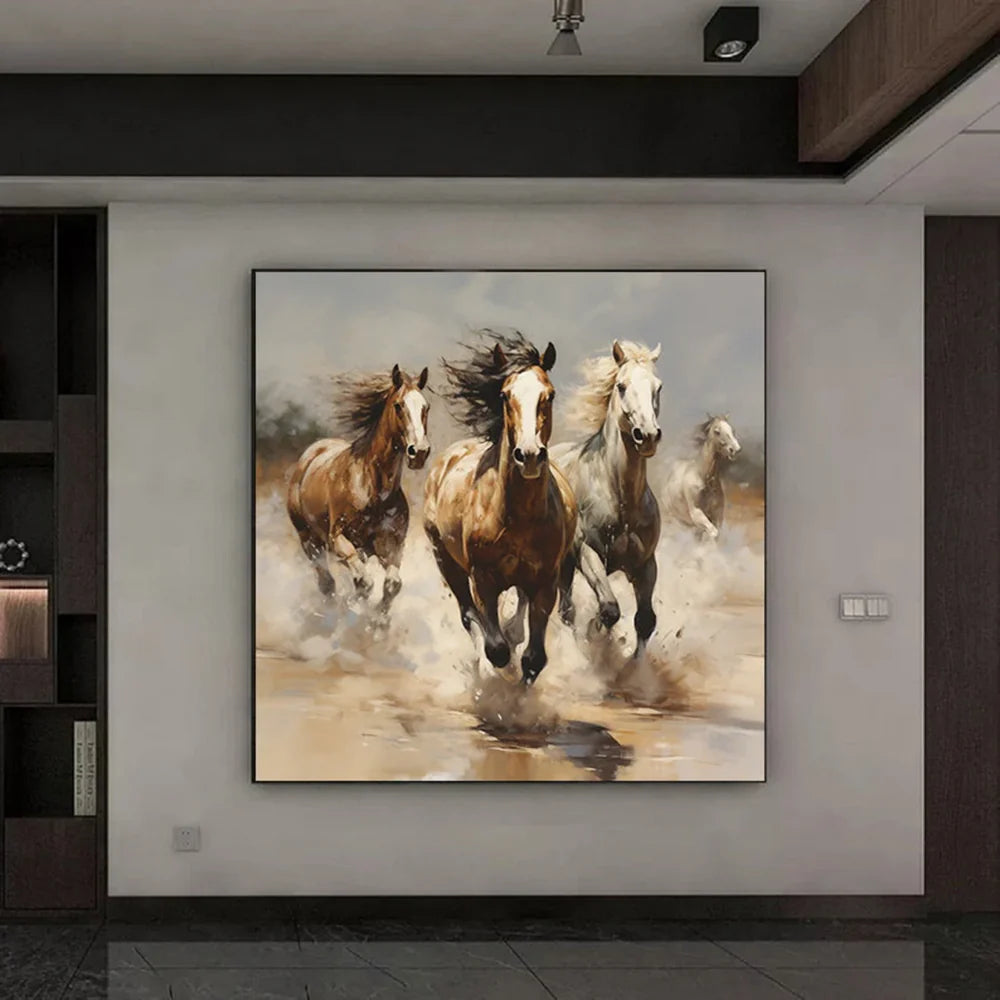 Abstract Horse Animal Wall Art #DL022
