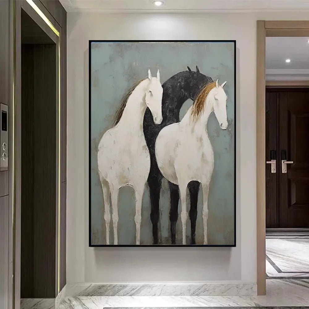 Abstract Horse Animal Wall Art #DL028