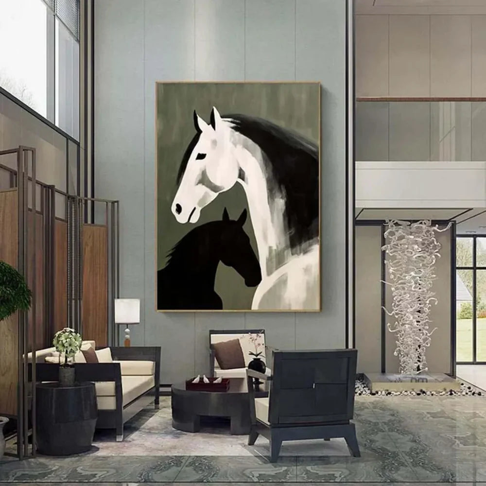 Abstract Horse Animal Wall Art #DL021