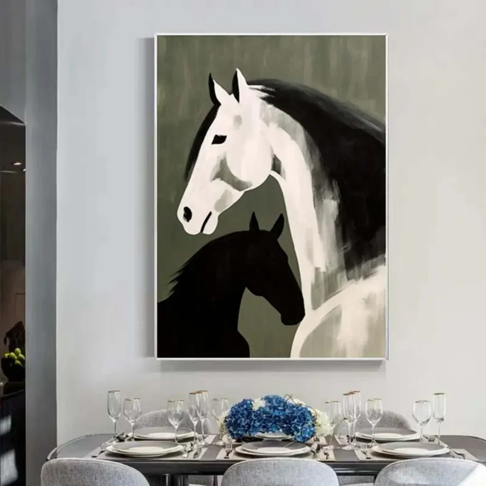 Abstract Horse Animal Wall Art #DL021