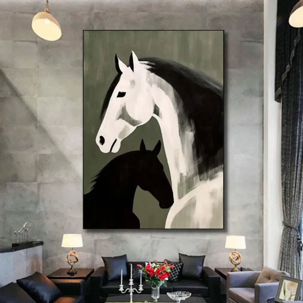 Abstract Horse Animal Wall Art #DL021