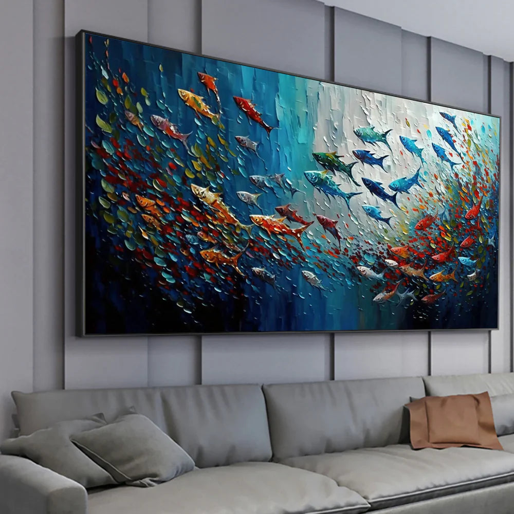 Abstract Animal Textured Wall Art #DL026